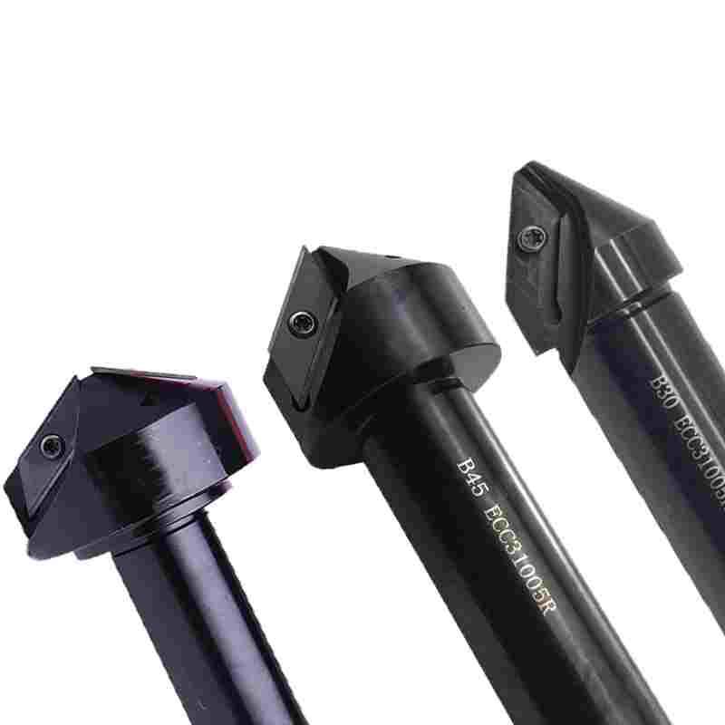 控装刀片B45B30B60°度长刃倒角刀杆ECC31005R大孔径倒角刀XCET31