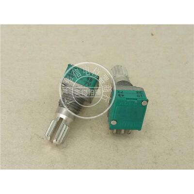 RK097N日本ALPS 9011单联密封电位器104B  B100K 柄15MM花轴