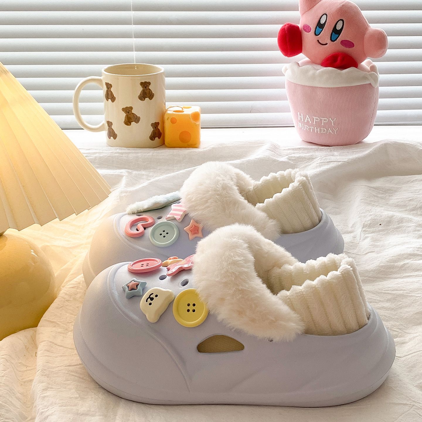 室内居家防滑棉鞋女秋冬季新款2025保暖舒适防水EVA外穿棉拖鞋