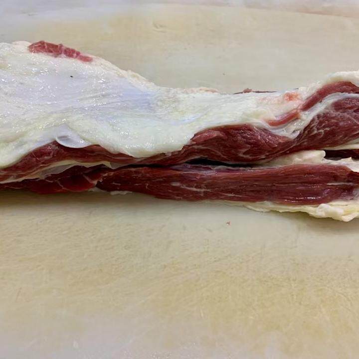 新鲜冷冻牛宫后夹肉烧烤串宫后筋东北烤串食材商用5斤东北烧烤