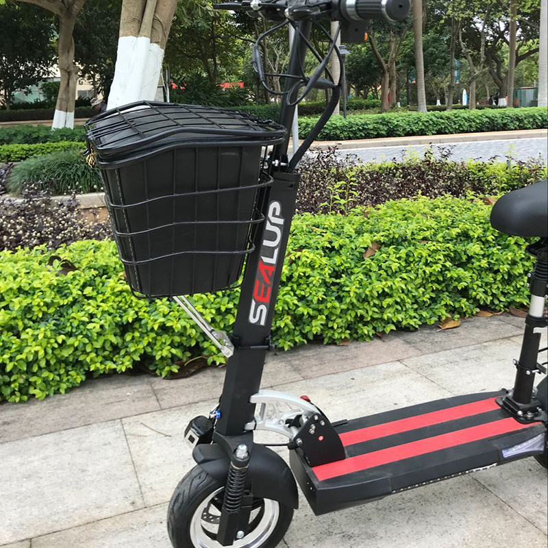 2023电动滑板车后车筐前置车篮折叠车蓝框子固定架希洛普改装配件