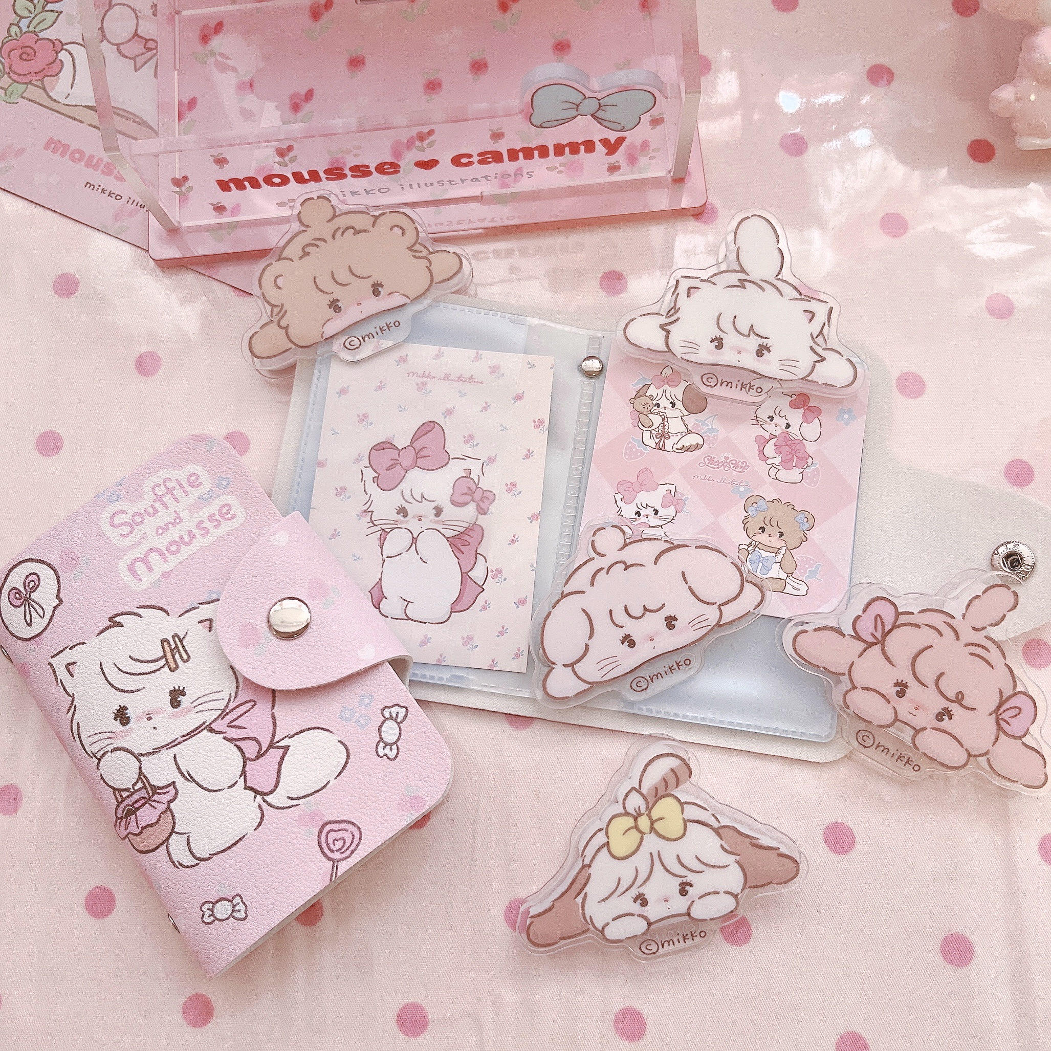 mikko手帐夹子亚克力pp夹可爱