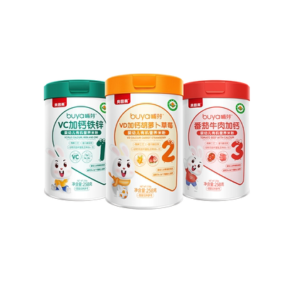 贝因美有机米糊有机胡萝卜草莓