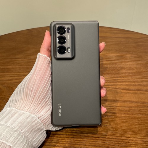 适用荣耀magicv2手机壳新款磨砂透明magicvs2折叠屏简约全包防摔保护套个性男女5g外壳vs超薄裸机手感