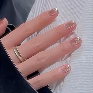 梦中情闪 TwoMoons爆闪铂金钛金指甲油免烤显白金属碎钻高级感