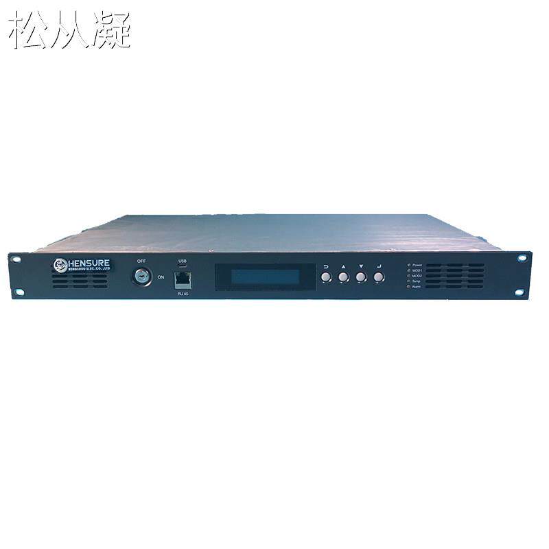 松从凝1310nm光发射机 8mw 10mw有线电视信号转光纤发射机catv光