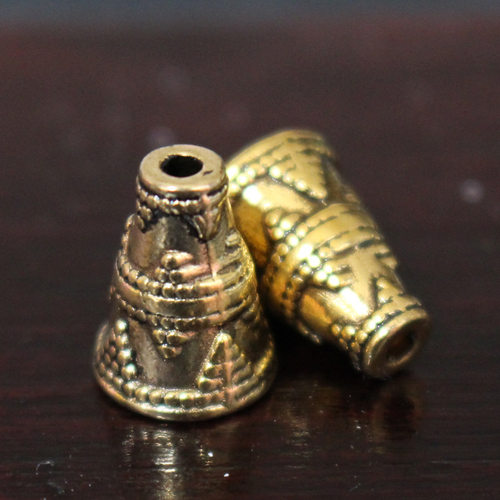 佛珠配件 DIY饰品配件批发 三通塔头藏银饰品 佛塔 藏银葫芦头