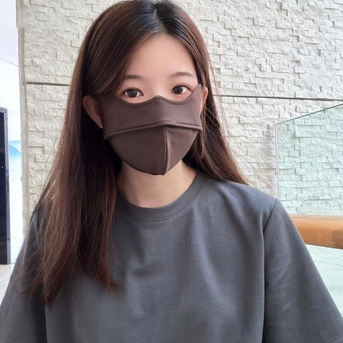 男女秋冬季鱼骨保暖口罩5D立体加绒护眼角骑行防风防寒透气面罩