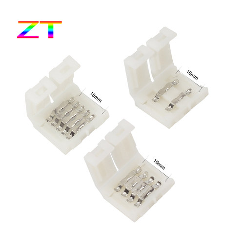 LED灯带连接线灯条5mm灯带免焊卡扣卡扣2835/5050裸板2pin8/10mm