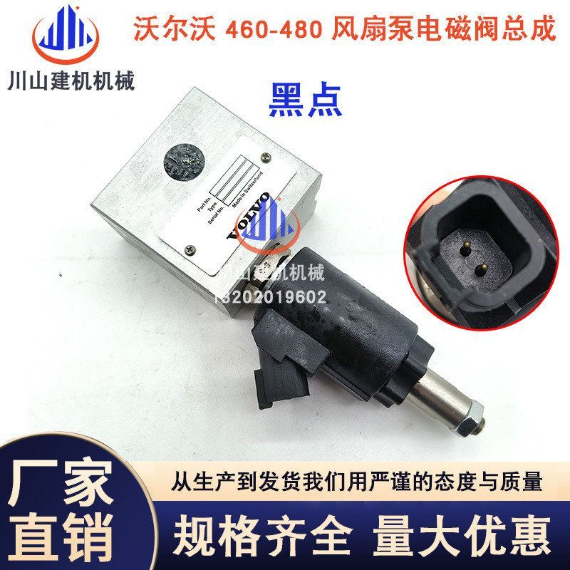 适用挖掘机临工EC480 460 380D风扇泵转速电磁阀总成VOE14616530