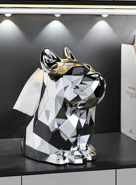 速发法轻犬纸巾盒斗奢高档客饰创意玄关酒柜电视柜茶几餐桌面装厅