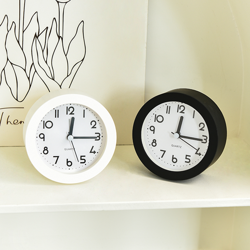 速发简约夜光台式闹钟床头灯生用时床神器钟表儿童静音带学大数字