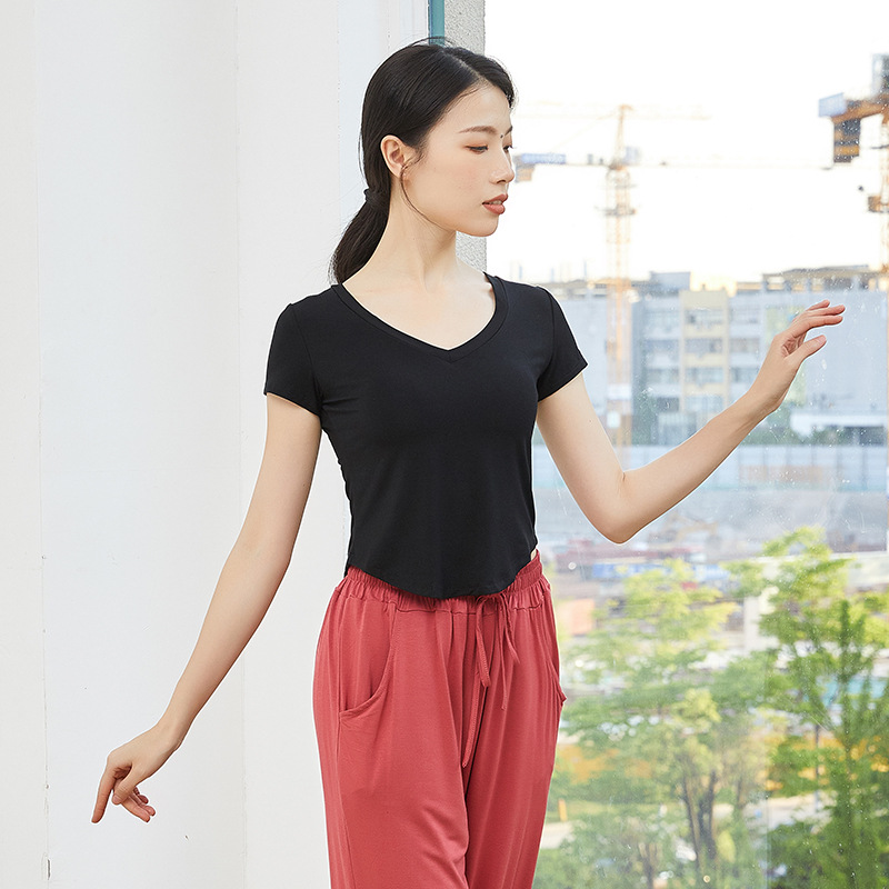 速发舞长袖上衣春款形体艺考练功服瑜伽运动古典舞服装