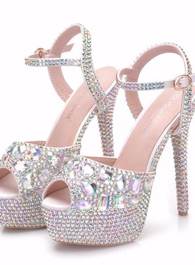 速发Cryst Quee Diod Wo  High Heelp WeddiguP mss 1