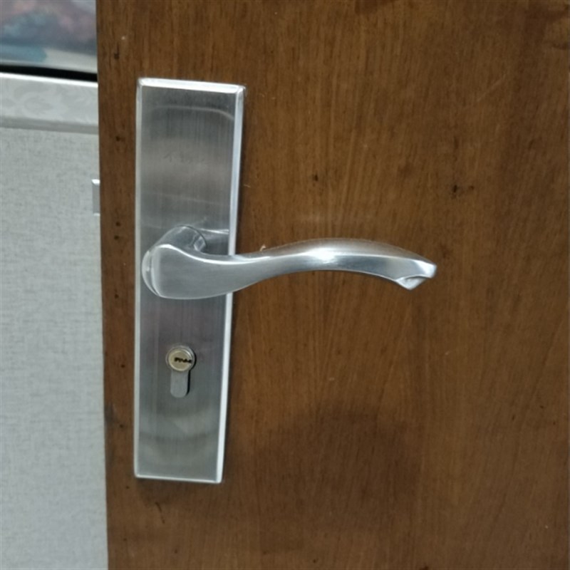速发卧室内门锁具换锁配锁大5木锁门室8门锁执手面板不锈钢门锁房