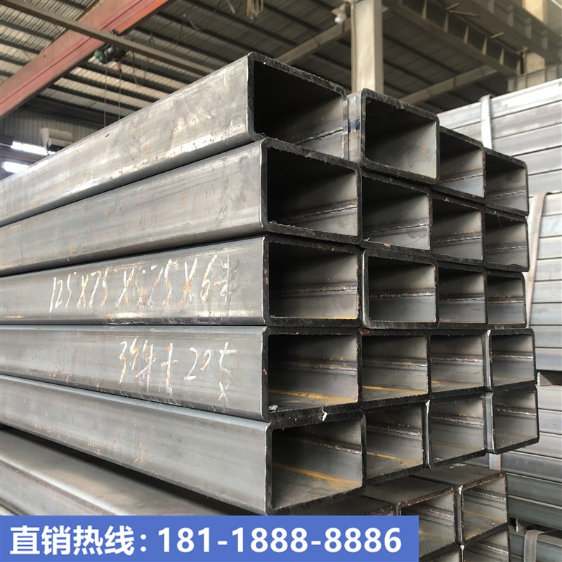 速发方管黑铁方管镀锌方管Q25矩形管Q55无缝管冷拉方管铁管方通钢