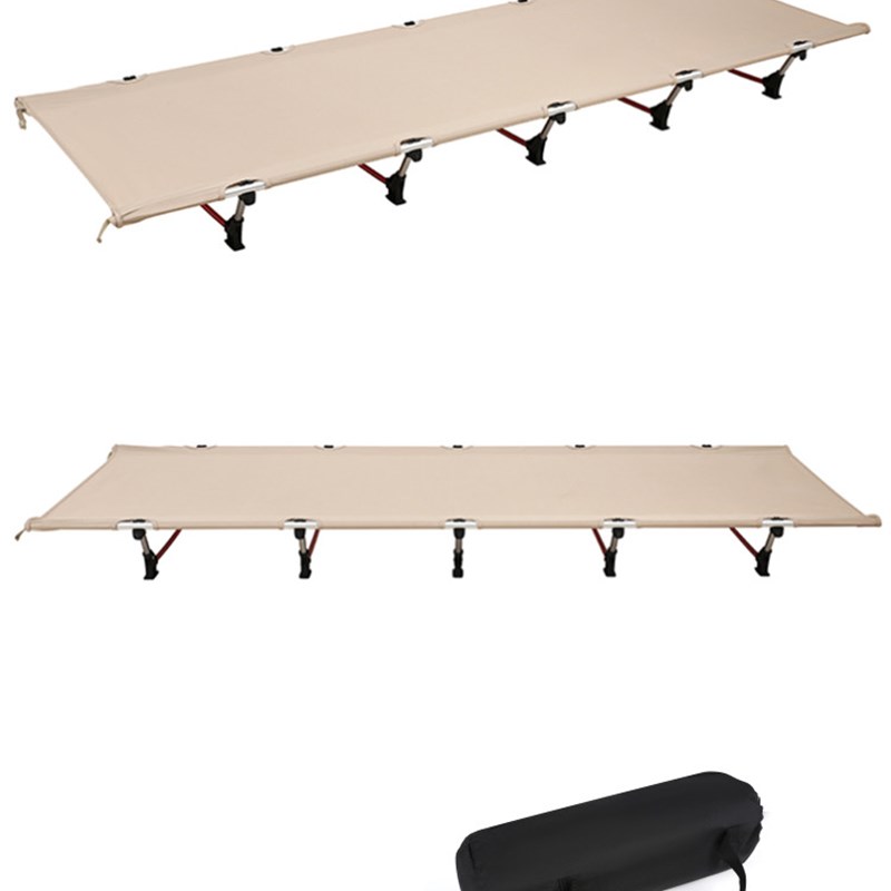 速发户外露营折叠床超轻便午休便携式地简营易离野单人手提