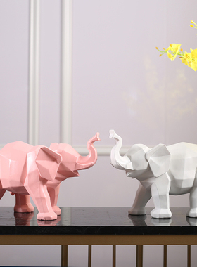 速发风摆何大象少室小几件室内房间卧心装饰品 家居饰品摆设