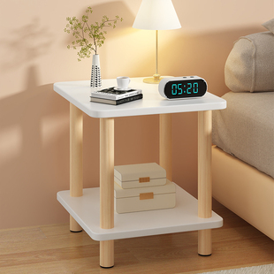 速发床头柜简约纳卧室床头收纳多小型简易床边柜家用柜层塑料收现