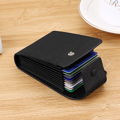 速发Waet Creddt Cd Hder PU Lr Purse Cis Case Waet