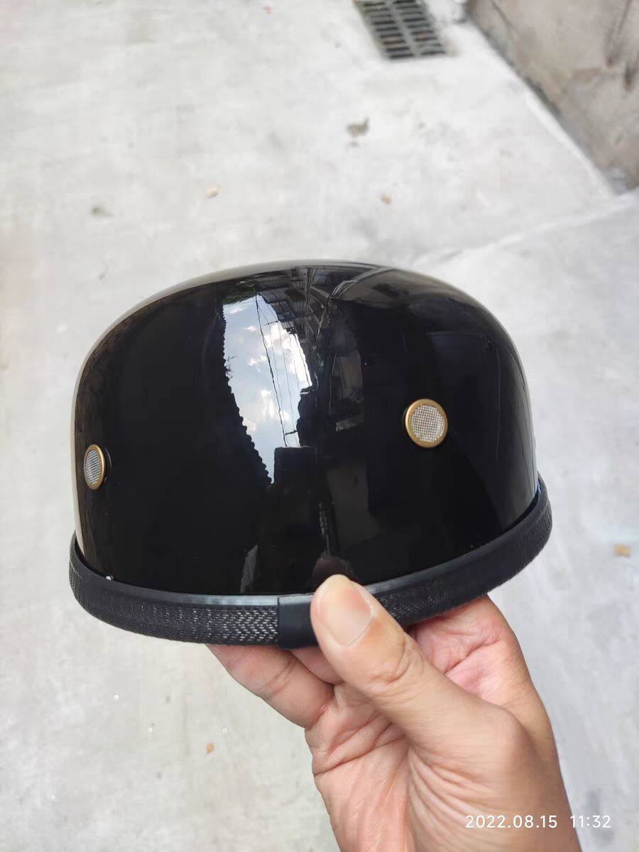 贝雷帽复古自行车头盔休闲复古机车头盔哈雷自行车半盔踏板车瓢盔