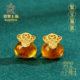 宫里上新黄水晶耳饰纯银耳钉女高级感玄学旺财耳环本命年生日礼物