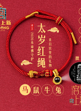 宫里上新太岁护身符生肖守护手链