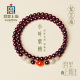 宫里上新小叶紫檀手串女天然紫檀木手链叠戴双圈真品高密檀木串珠