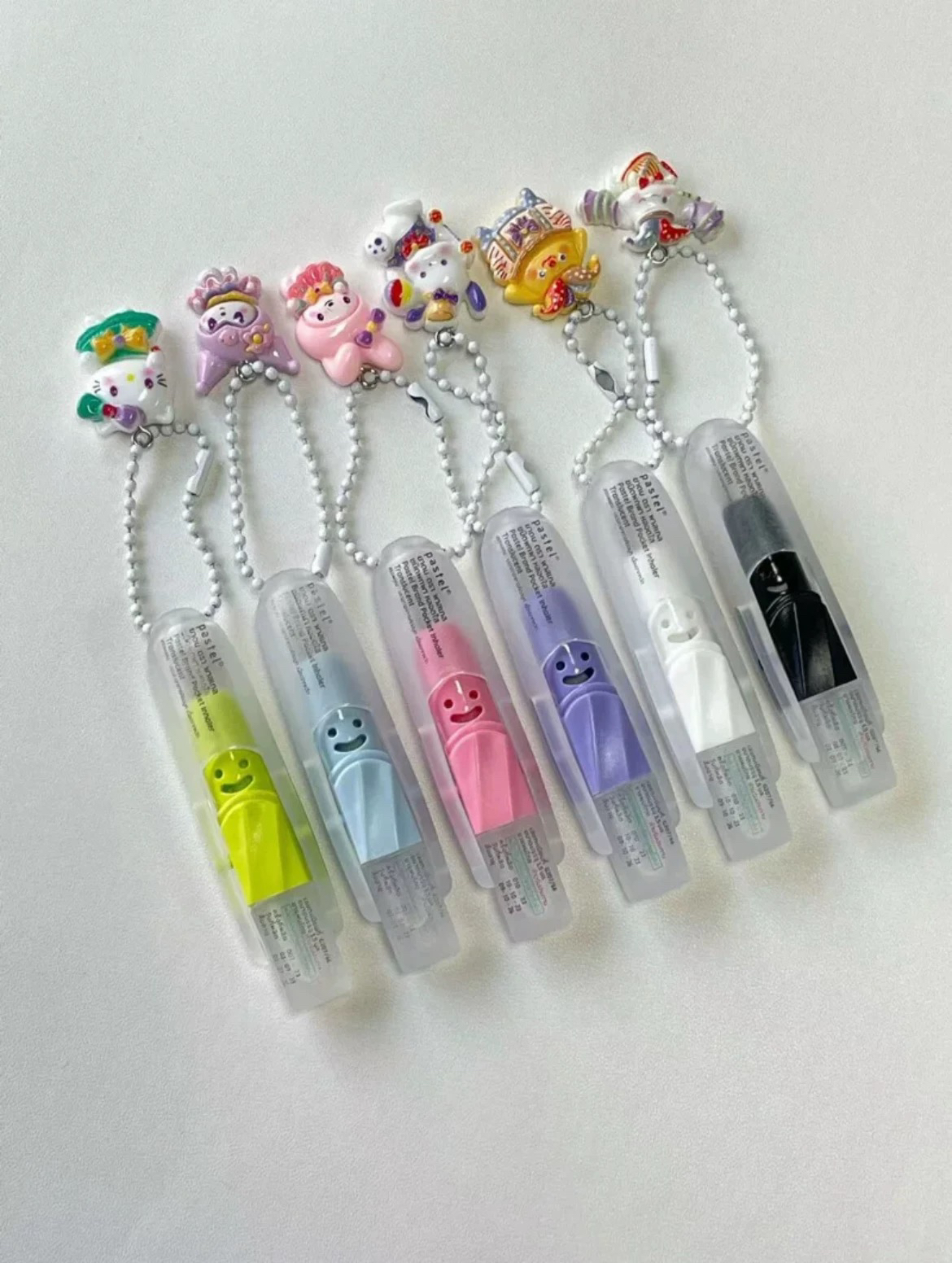 泰国pastel笑脸鼻吸通八仙筒薄荷棒提神醒脑晕车神器鼻吸式清凉油