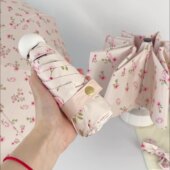 法式 碎花全自动晴雨两用折叠防晒防紫外线遮阳伞女生高颜值雨伞