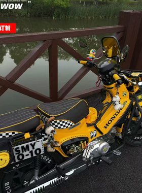 适用于幼兽cc110座椅总成嘉陵coco宗申优米坐垫皮肤改装定制