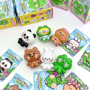 灵动创想LINE minini变脸公仔玩具生日礼物手办摆件盲盒 FRIENDS