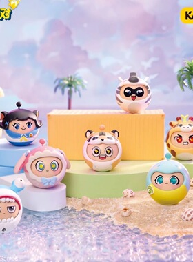 卡游正版蛋仔派对旋旋乐盲盒周边萌兽团变脸公仔潮玩手办解压摆件