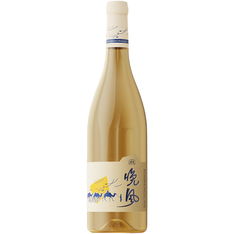 楼兰酒庄晚风香妃半甜白葡萄酒新疆国产柔丁香干白750ml冰镇爽口