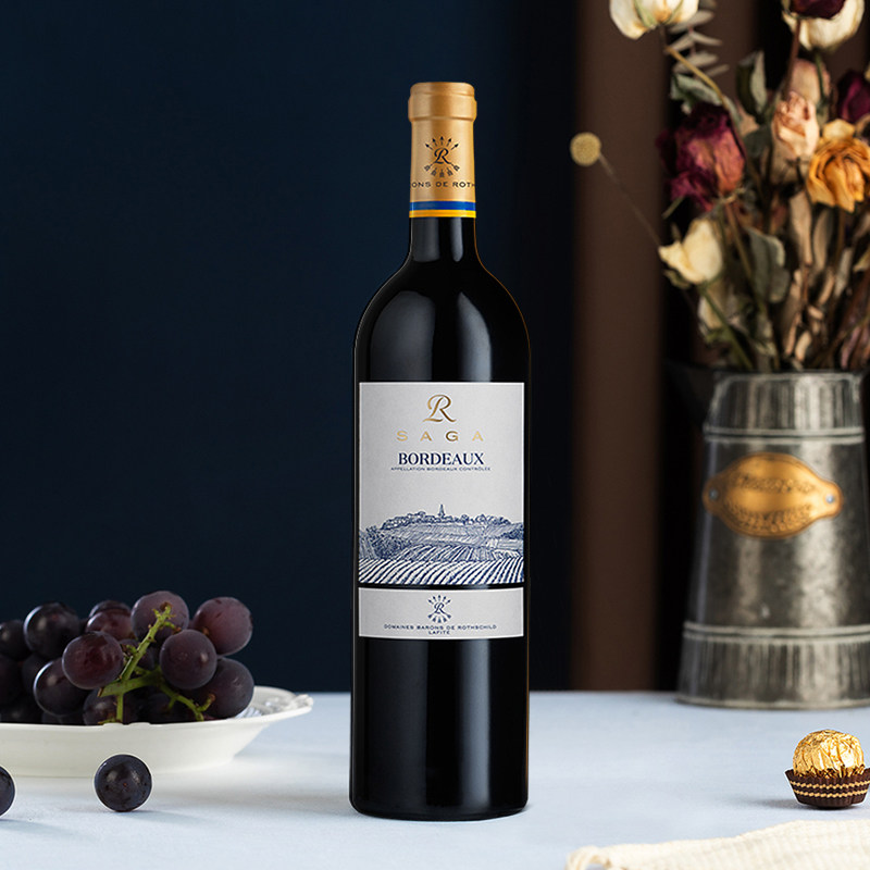 拉菲传说波尔多AOC级法国原瓶进口干红葡萄酒750ml正品行货