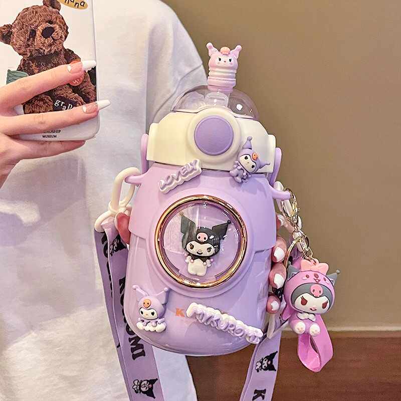 法国Fad Karan库洛米保温杯女生高颜值食品级316水壶儿童水杯