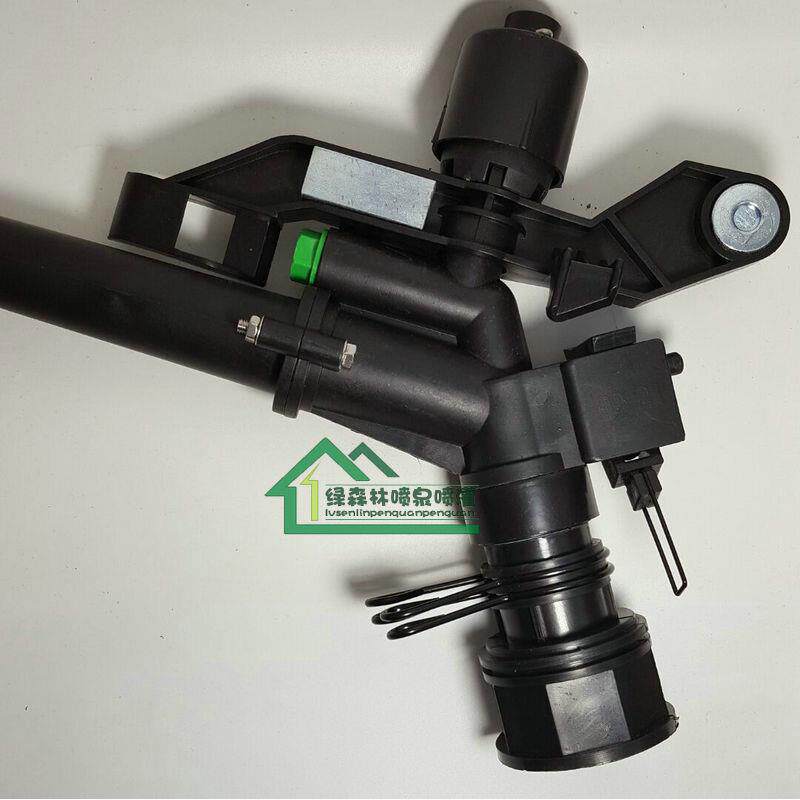 1寸半DN40塑料摇臂旋转喷头喷枪可控角可调草坪农田灌溉喷灌喷头