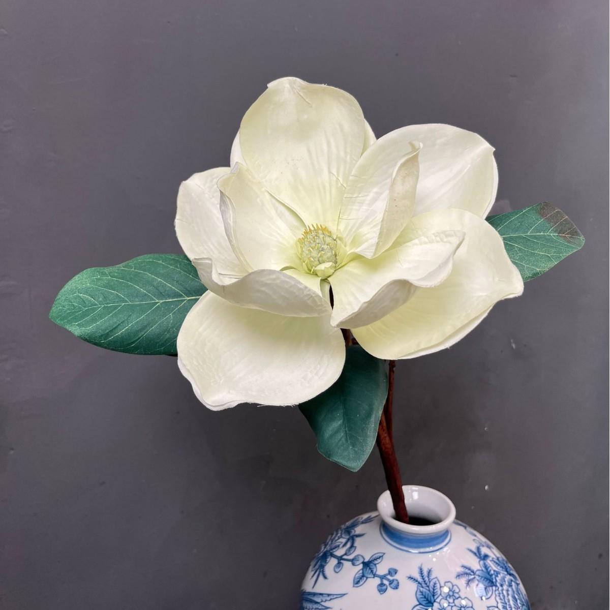 仿真花束木槿花朵油画玉兰花广玉兰木棉家居装饰绿植真小清新