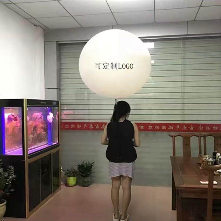 白天广告宣传 背包行走广告气球 无灯背包球