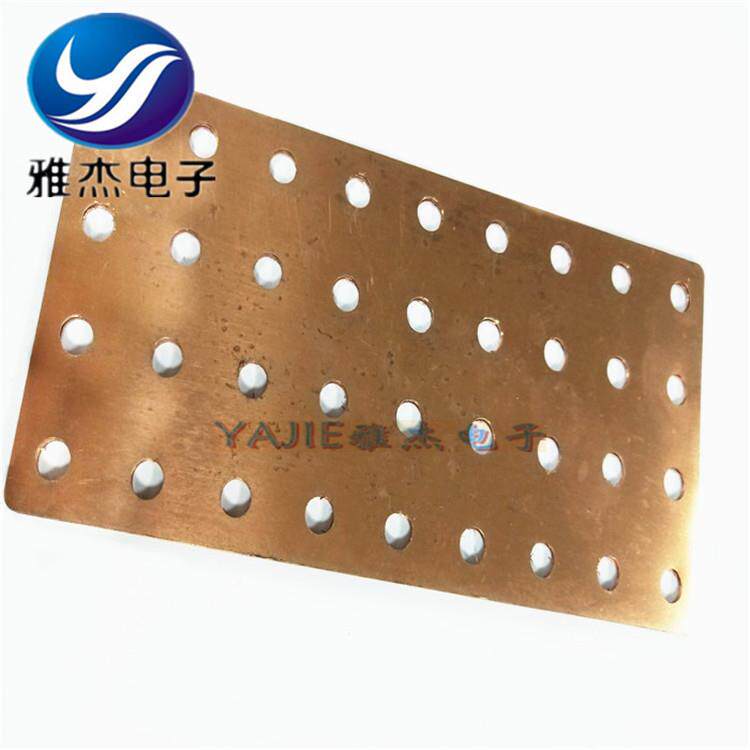 连接铜片铜板不锈钢板水切割镀镍铜排优质粉末涂层铜排