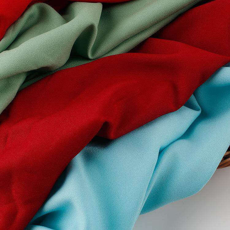 加厚阳光麻面料乱麻汉服雪纺布高密不透裤子衬衫时装连衣裙面料