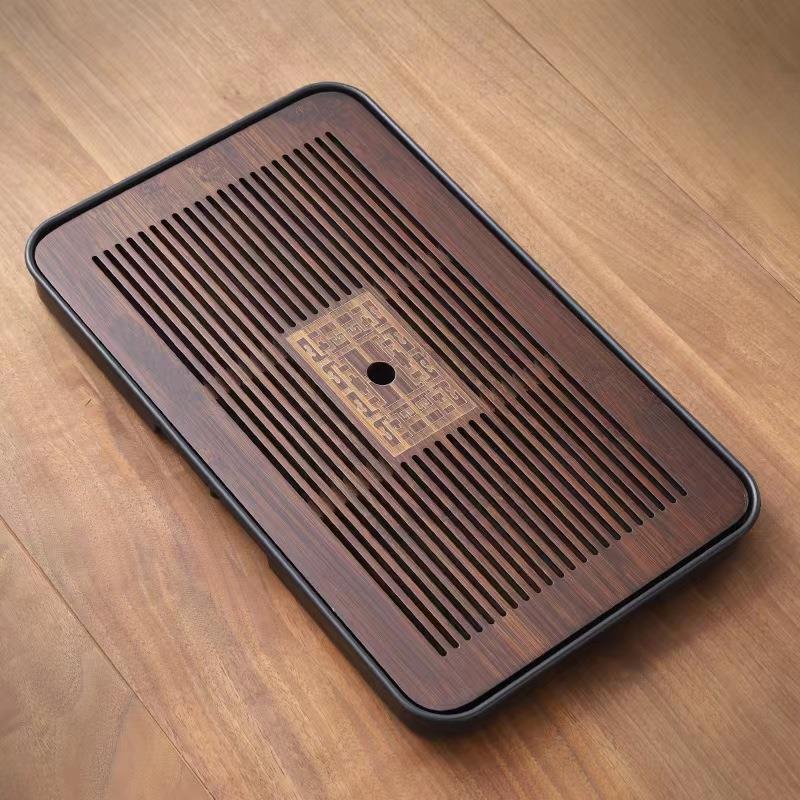 新款密胺小茶台茶盘功夫茶具茶道配件酒店用品托盘家用茶盘