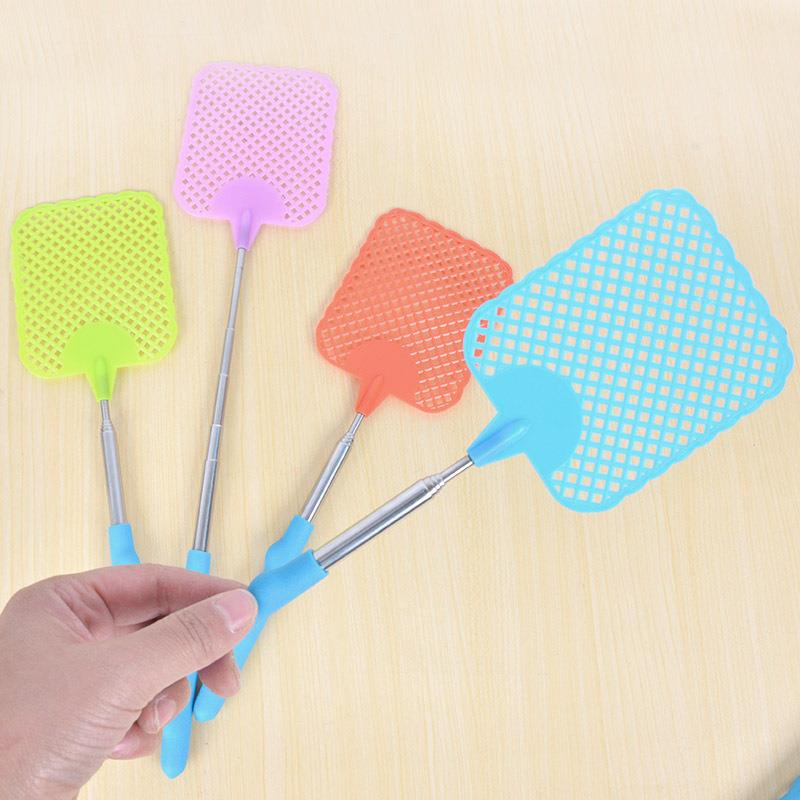 创意铁艺可伸缩苍蝇拍塑料苍蝇拍随意拍灭苍蝇捕苍器拍苍蝇