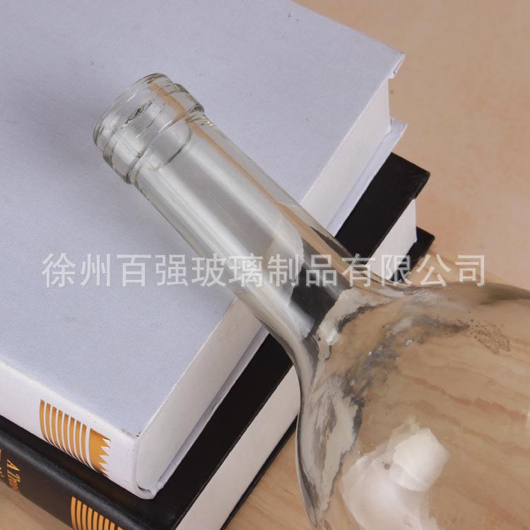 透明玻璃红酒瓶3斤装加厚白酒瓶酵素玻璃瓶大号异型瓶