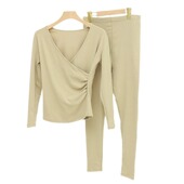 孕妇保暖内衣套装 产后哺乳品质月子服哺乳期睡衣喂奶上衣秋冬