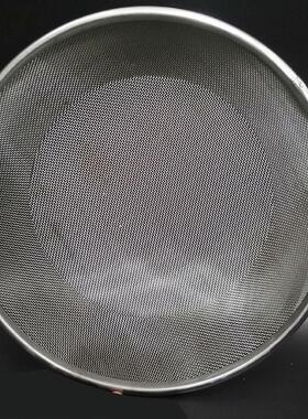 直径30厘米不锈钢筛子 不漏芝麻筛过滤网工业筛加粗加厚家用304网
