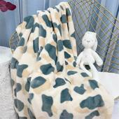 ins四季 毯珊瑚绒毯子盖毯铺床法兰绒床单空调毯午睡少女心牛奶绒