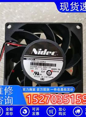 原装NIDECV35132-55RA变频器风扇80388CM24V0.45A