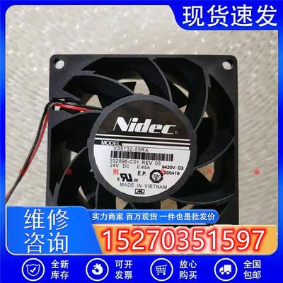 原装NIDECV35132-55RA变频器风扇80388CM24V0.45A