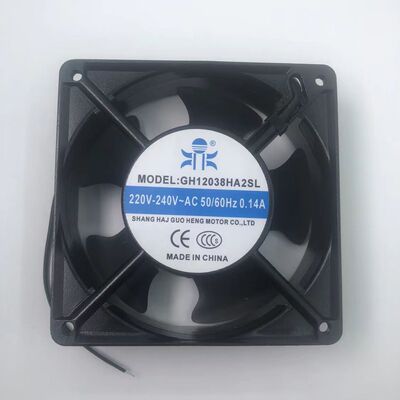 鼎牌GH12038HA2SL散热风扇工业配电箱机柜静音小型轴流风机AC220V